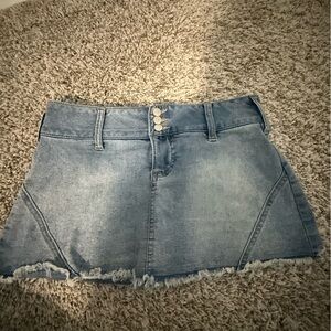 Madden Girl Blue Denim Skirt